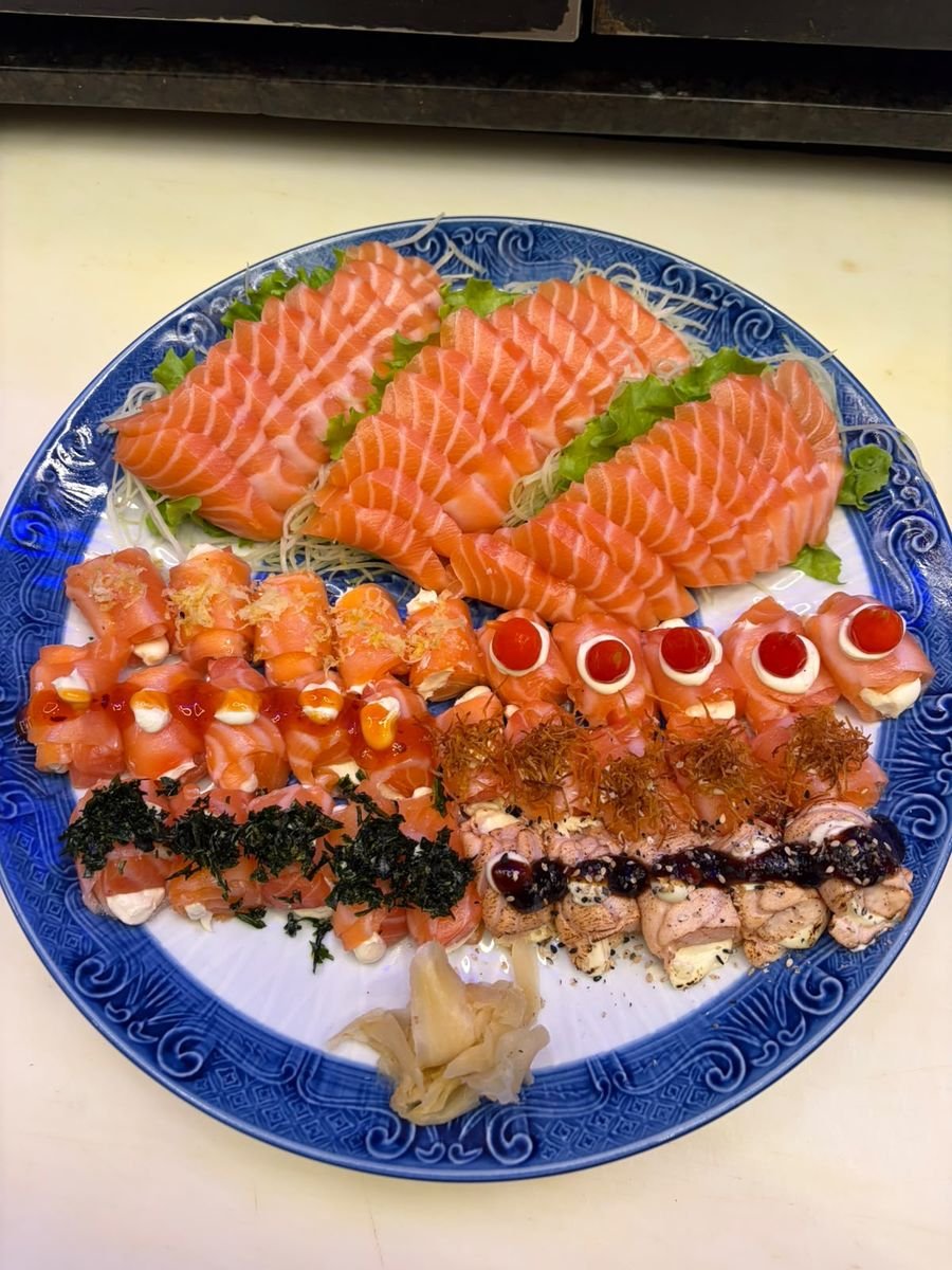 Prato do Sushi Bar Iturama